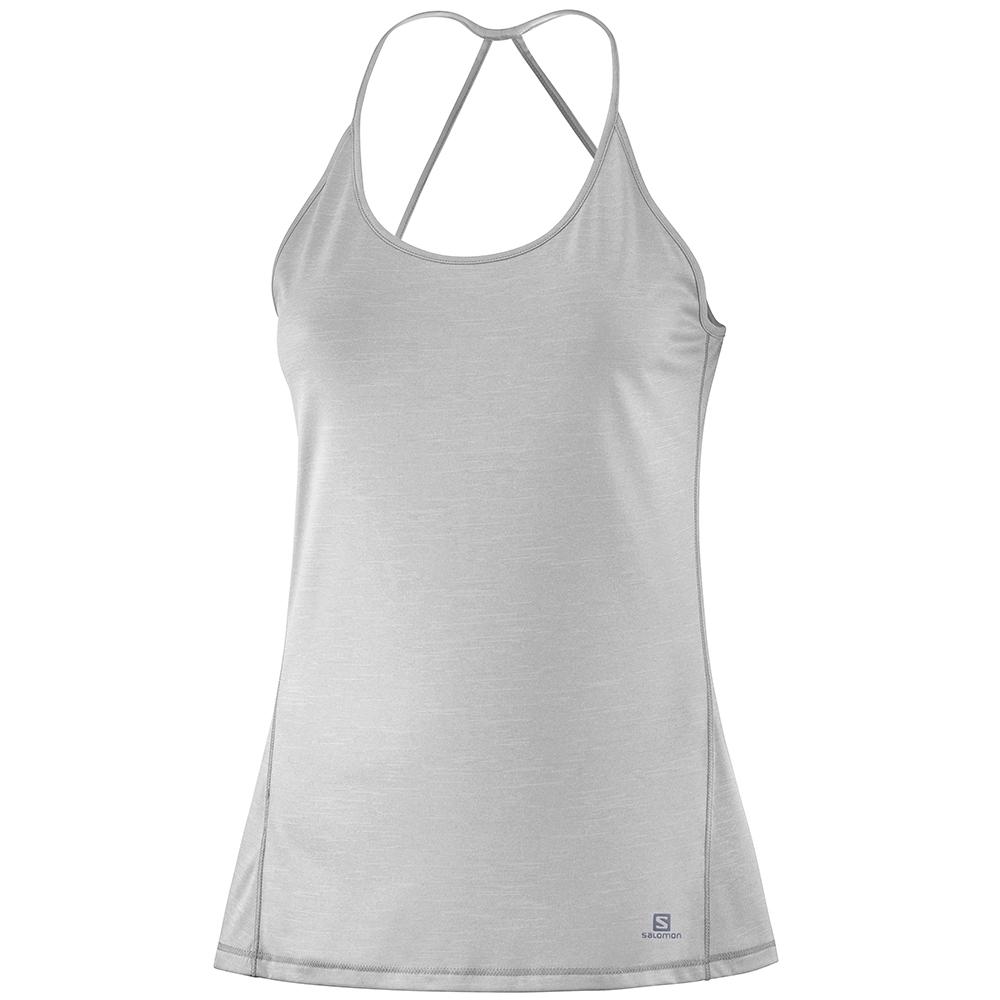 Camiseta Sin Mangas Salomon Mujer Gris - Salomon Argentina COMET W,724135-IYS